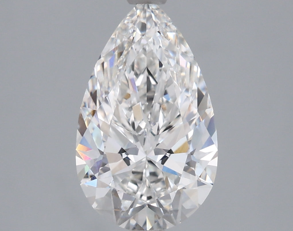 2.03 Carat Pear Shaped, Ideal Cut, E Color, VVS1 Clarity, IGI Certified Lab Grown Diamond