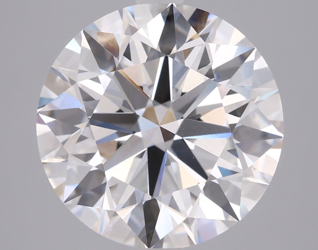 4.03 Carat Round Shaped, Ideal Cut, F Color, VVS1 Clarity, IGI Certified Lab Grown Diamond