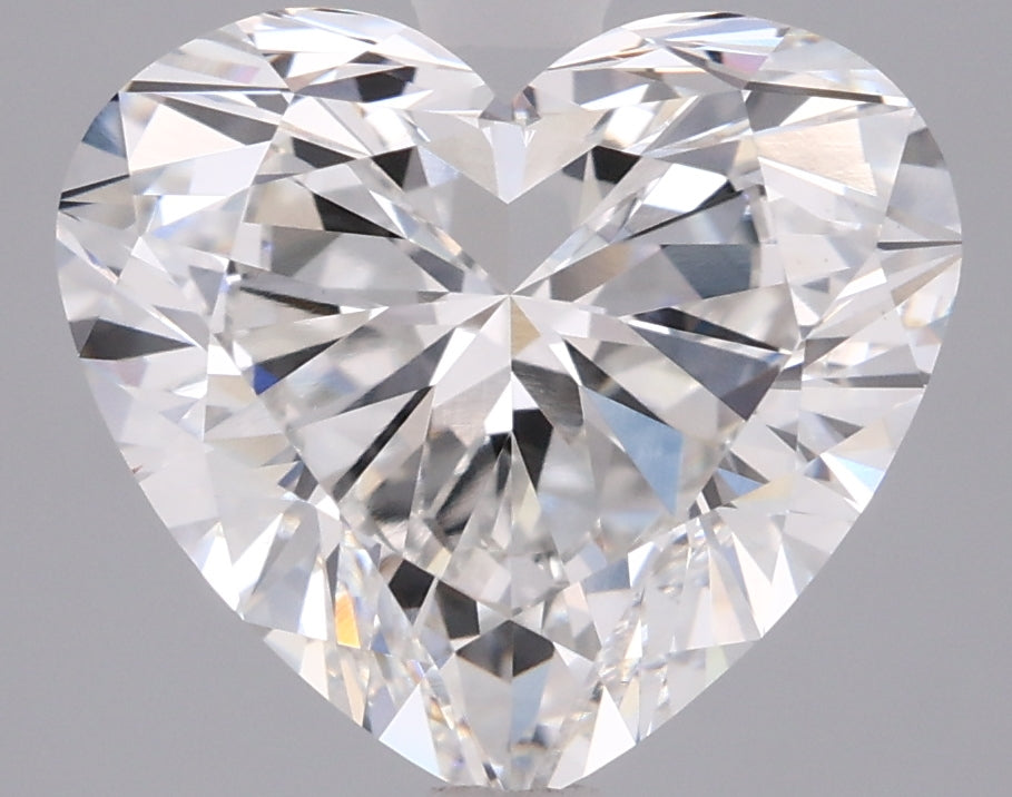 3.03 Carat Heart Shaped, Excellent Cut, E Color, VVS2 Clarity, IGI Certified Lab Grown Diamond