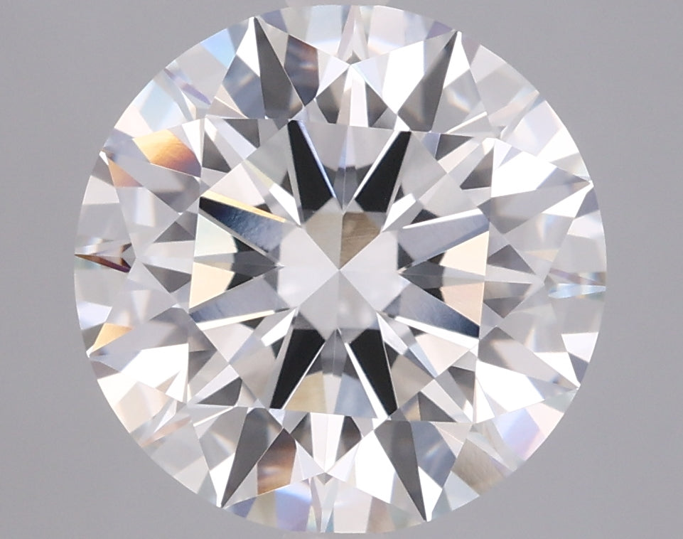 4.04 Carat Round Shaped, Ideal Cut, E Color, VVS2 Clarity, IGI Certified Lab Grown Diamond