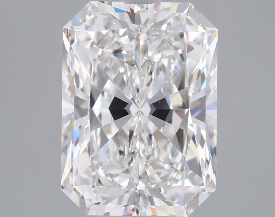 3.01 Carat Radiant Shaped, Excellent Cut, E Color, VVS2 Clarity, IGI Certified Lab Grown Diamond