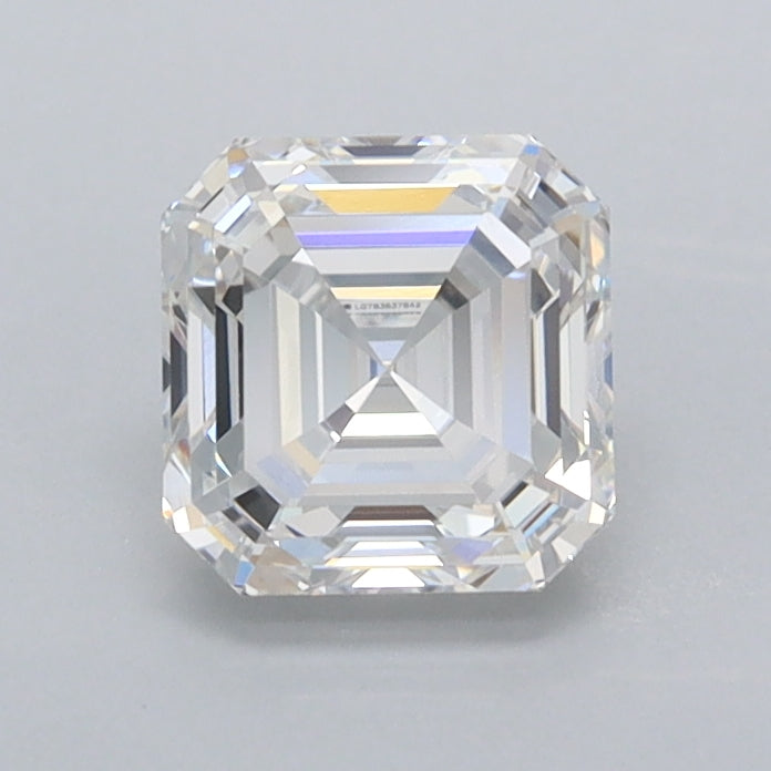 1.06 Carat Asscher Shaped, Ideal Cut, E Color, VVS1 Clarity, IGI Certified Lab Grown Diamond