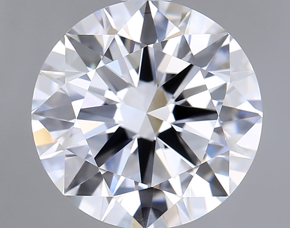 2.93 Carat Round Shaped, Excellent Cut, D Color, VVS2 Clarity, IGI Certified Lab Grown Diamond