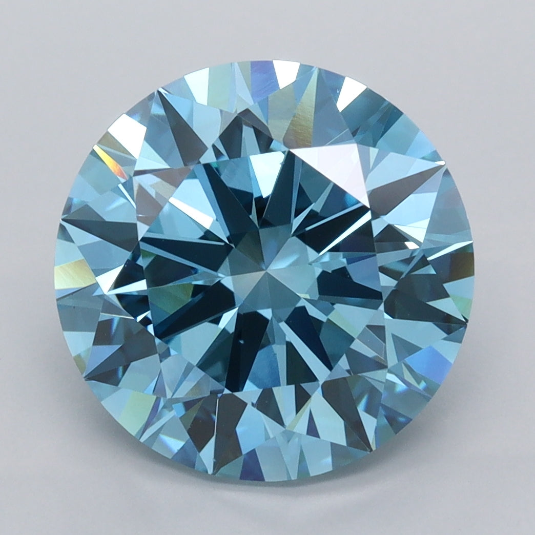 5.02 Carat Round Shaped, Ideal Cut, VS1 Clarity, IGI Certified Lab Grown Diamond