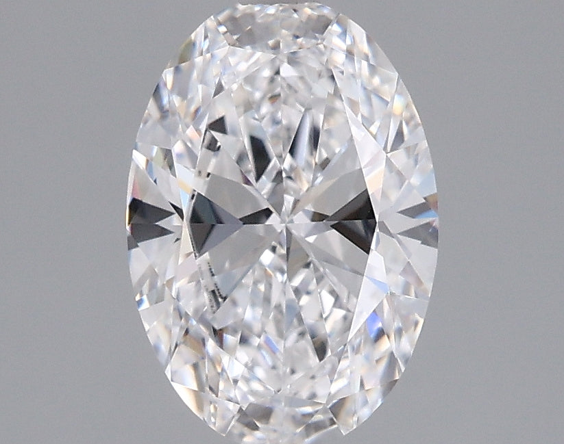 1.50 Carat Oval Shaped, Ideal Cut, D Color, IF Clarity, IGI Certified Lab Grown Diamond