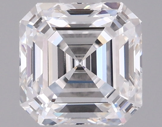 1.05 Carat Asscher Shaped, Ideal Cut, D Color, VVS1 Clarity, IGI Certified Lab Grown Diamond