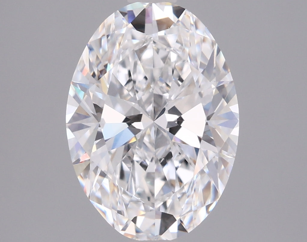 2.03 Carat Oval Shaped, Ideal Cut, D Color, VVS2 Clarity, IGI Certified Lab Grown Diamond