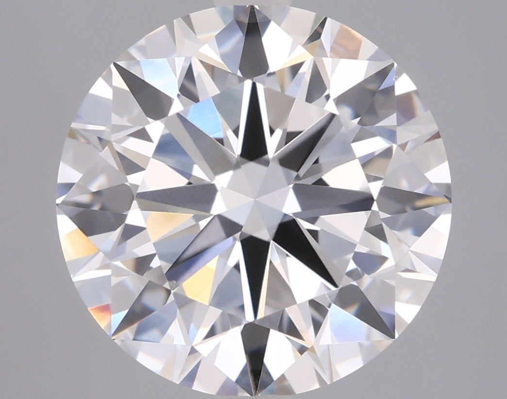 4.00 Carat Round Shaped, Excellent Cut, E Color, VVS2 Clarity, IGI Certified Lab Grown Diamond