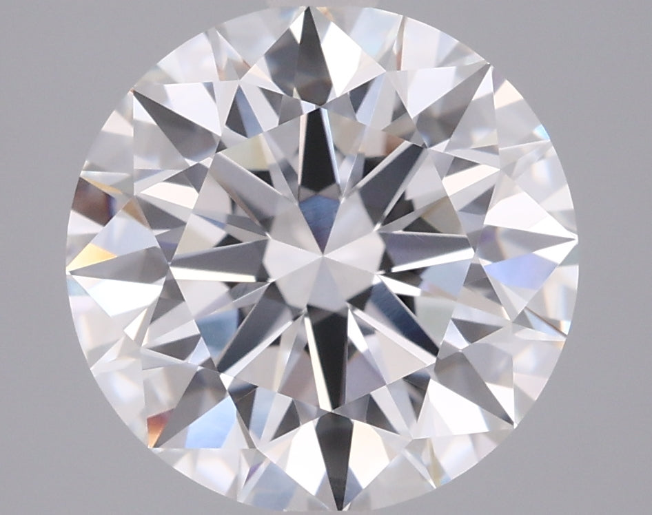 3.06 Carat Round Shaped, Ideal Cut, D Color, VVS2 Clarity, IGI Certified Lab Grown Diamond