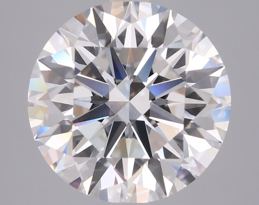4.04 Carat Round Shaped, Ideal Cut, E Color, VVS2 Clarity, IGI Certified Lab Grown Diamond