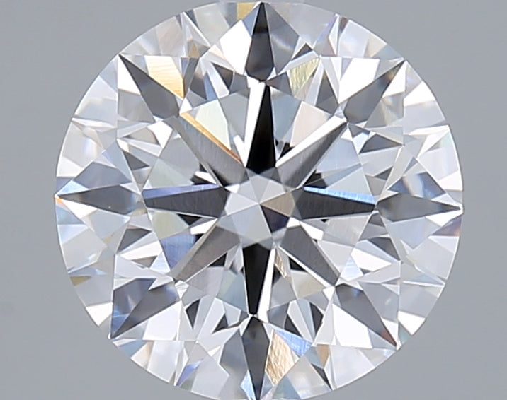 3.07 Carat Round Shaped, Ideal Cut, E Color, VVS1 Clarity, IGI Certified Lab Grown Diamond