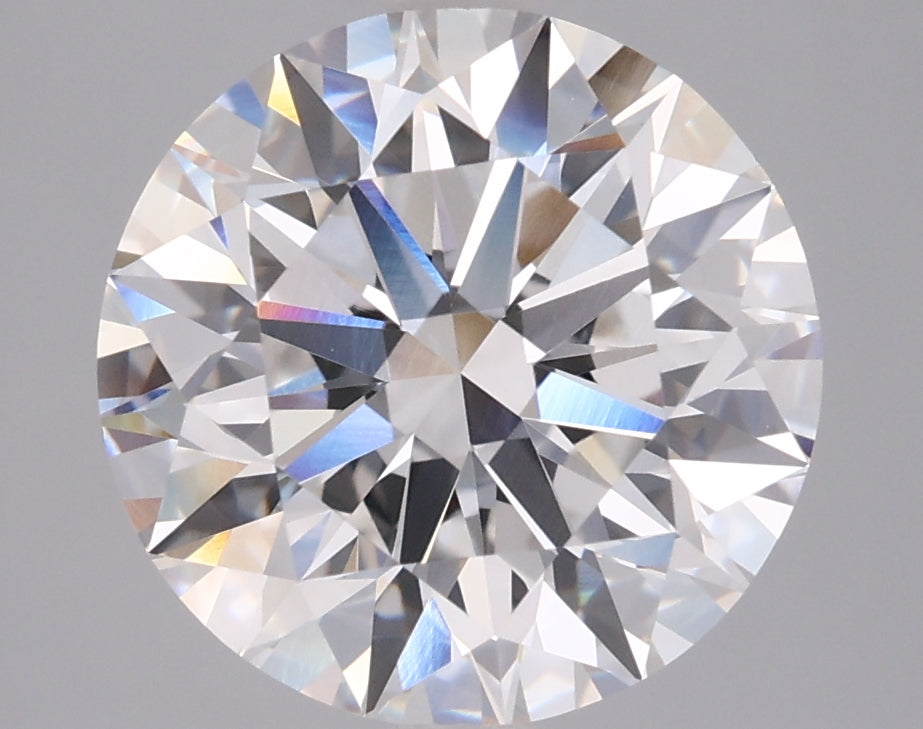 4.05 Carat Round Shaped, Ideal Cut, F Color, VVS1 Clarity, IGI Certified Lab Grown Diamond
