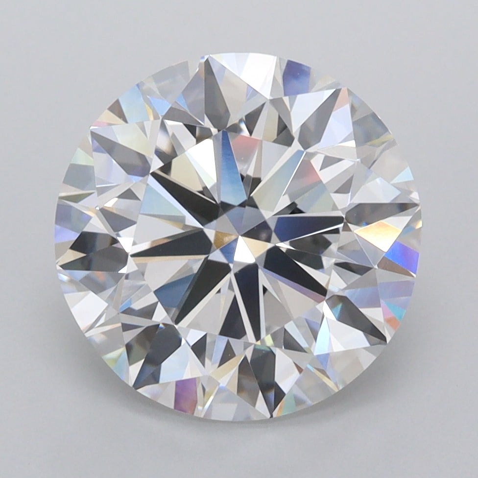 4.00 Carat Round Shaped, Excellent Cut, D Color, VVS1 Clarity, IGI Certified Lab Grown Diamond