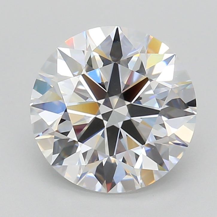 3.05 Carat Round Shaped, Ideal Cut, E Color, FL Clarity, IGI Certified Lab Grown Diamond