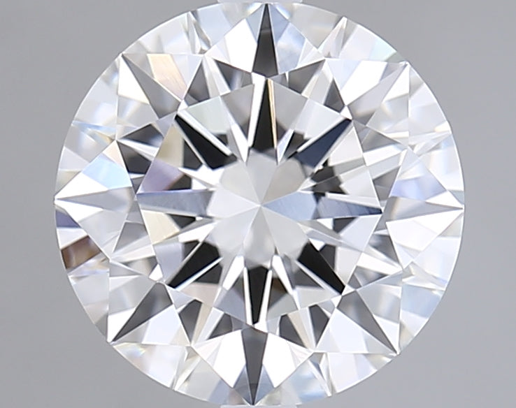 3.03 Carat Round Shaped, Excellent Cut, E Color, VVS2 Clarity, IGI Certified Lab Grown Diamond