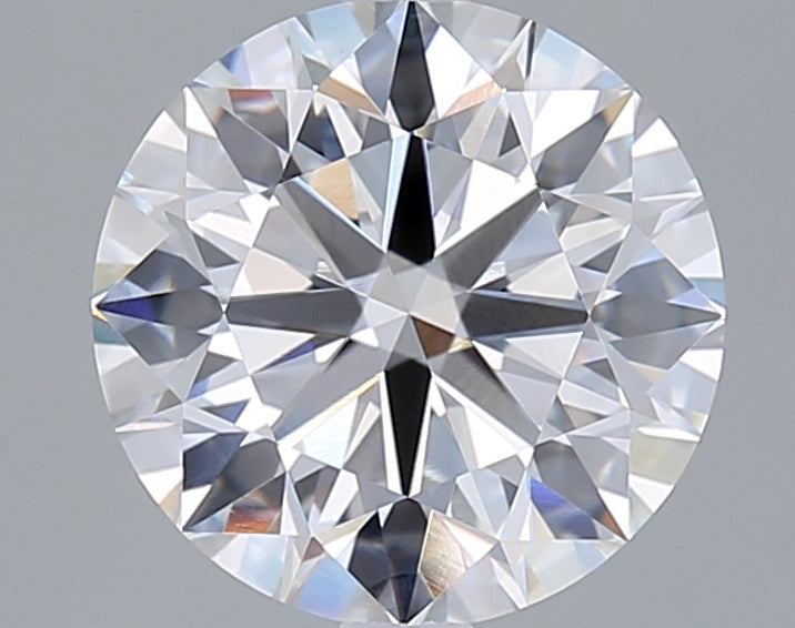 3.00 Carat Round Shaped, Ideal Cut, F Color, VVS1 Clarity, IGI Certified Lab Grown Diamond