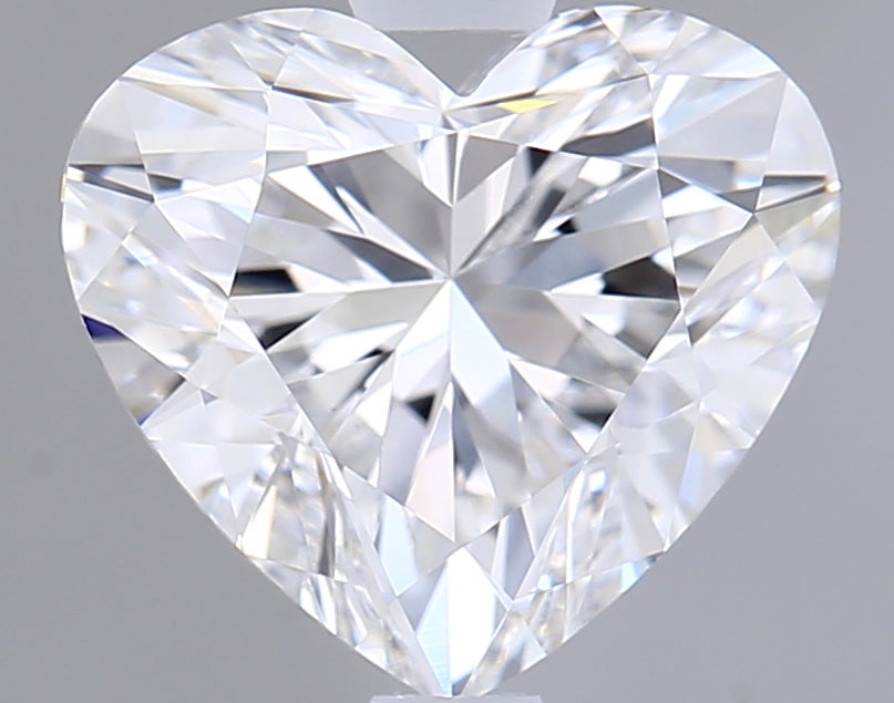 1.50 Carat Heart Shaped, Ideal Cut, D Color, VVS1 Clarity, IGI Certified Lab Grown Diamond