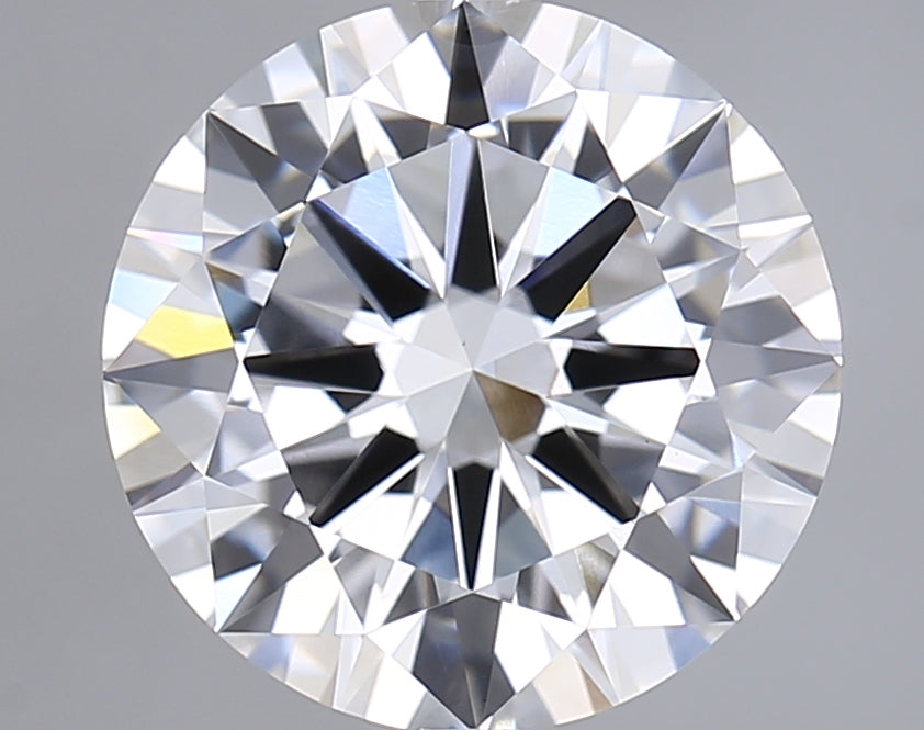 5.03 Carat Round Shaped, Excellent Cut, E Color, VVS2 Clarity, IGI Certified Lab Grown Diamond