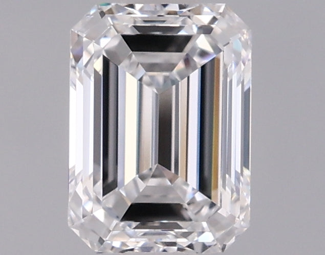 1.08 Carat Emerald Shaped, Ideal Cut, D Color, VVS1 Clarity, IGI Certified Lab Grown Diamond
