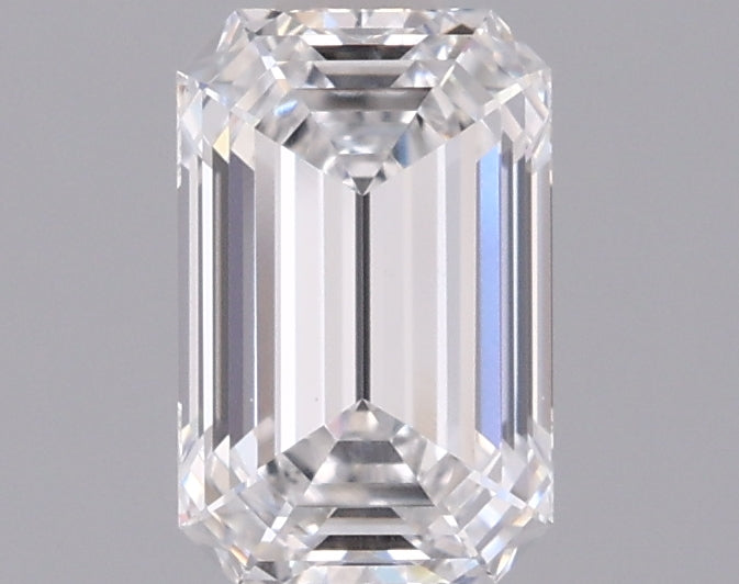1.08 Carat Emerald Shaped, Ideal Cut, D Color, VVS1 Clarity, IGI Certified Lab Grown Diamond