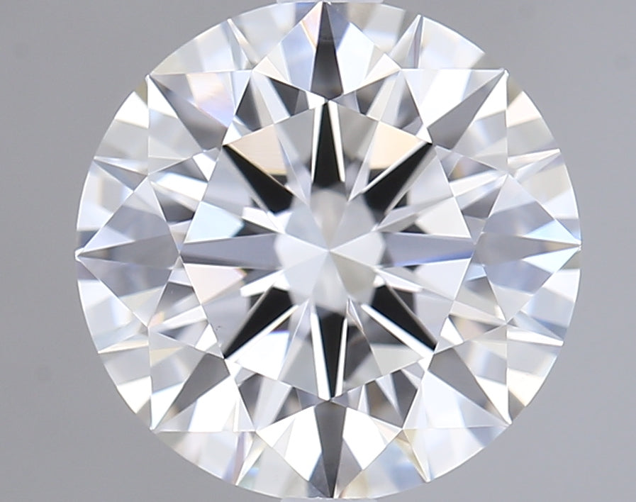 2.53 Carat Round Shaped, Ideal Cut, D Color, VVS2 Clarity, IGI Certified Lab Grown Diamond