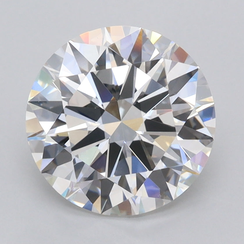 2.51 Carat Round Shaped, Excellent Cut, D Color, VVS1 Clarity, IGI Certified Lab Grown Diamond