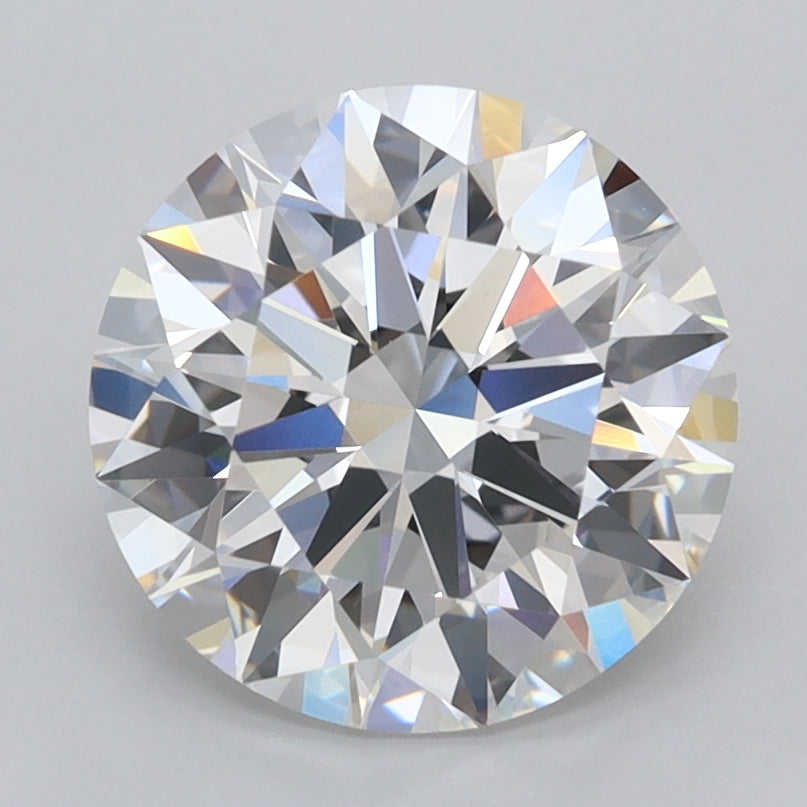 2.54 Carat Round Shaped, Ideal Cut, D Color, VVS1 Clarity, IGI Certified Lab Grown Diamond