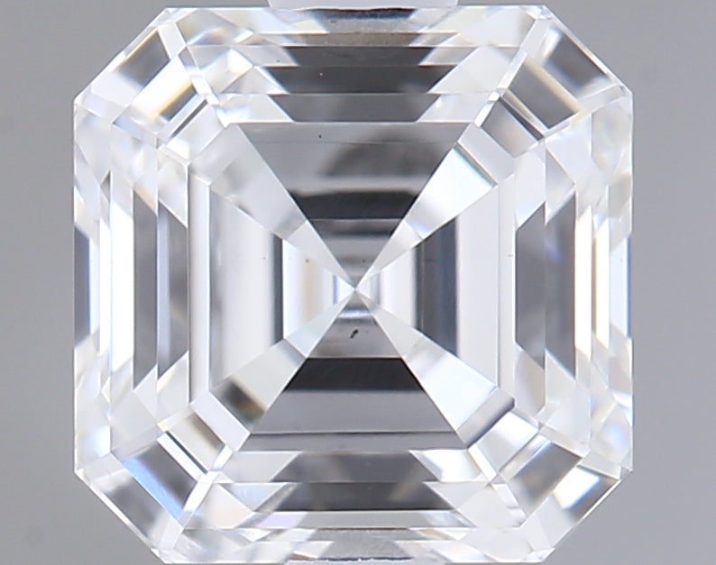 1.03 Carat Asscher Shaped, Ideal Cut, D Color, VS1 Clarity, IGI Certified Lab Grown Diamond