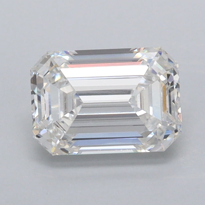 1.06 Carat Emerald Shaped, Ideal Cut, E Color, VVS1 Clarity, IGI Certified Lab Grown Diamond