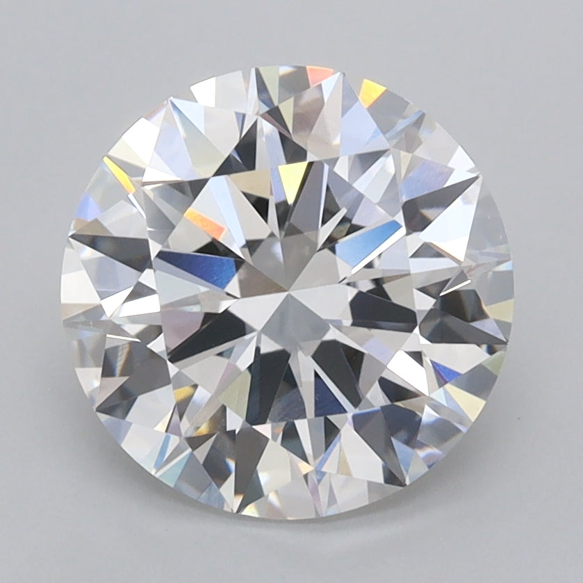 2.52 Carat Round Shaped, Ideal Cut, D Color, VVS1 Clarity, IGI Certified Lab Grown Diamond