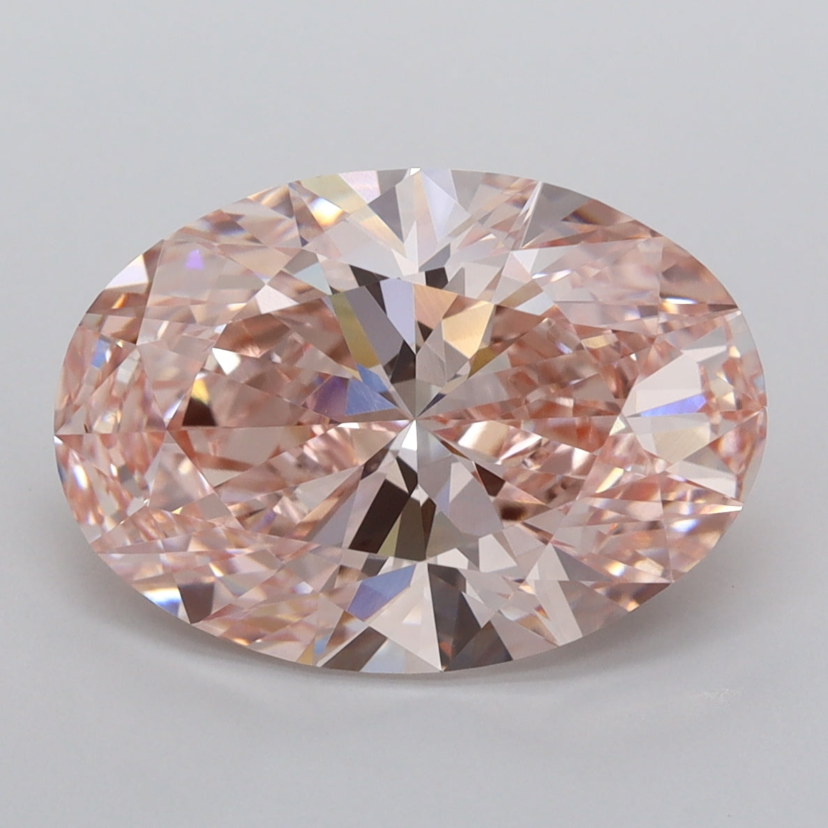 5.02 Carat Oval Shaped, Ideal Cut, VVS1 Clarity, IGI Certified Lab Grown Diamond