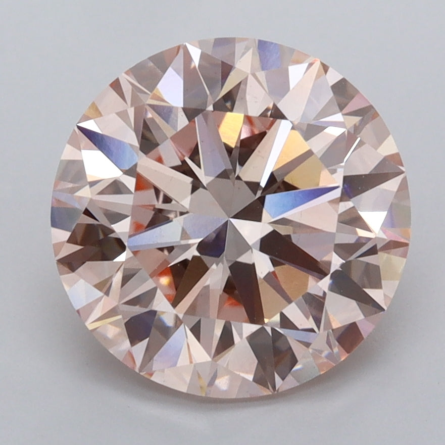 3.50 Carat Round Shaped, Excellent Cut, VS1 Clarity, IGI Certified Lab Grown Diamond