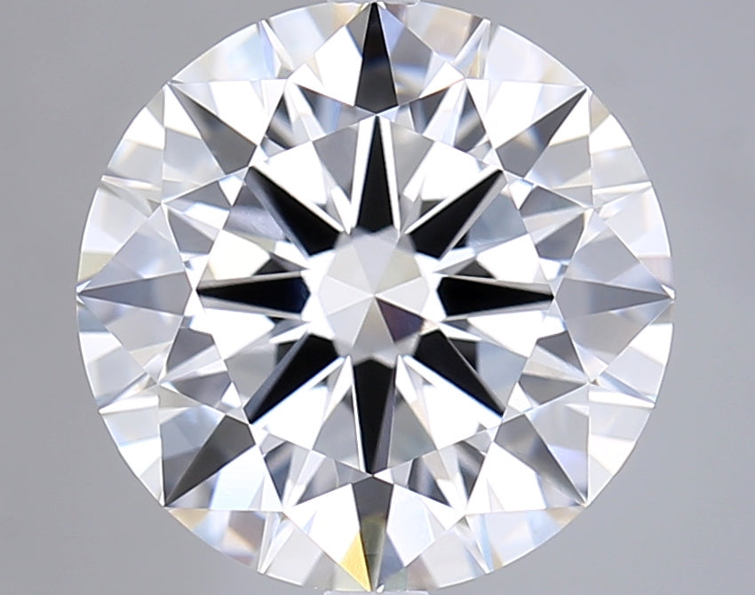 5.01 Carat Round Shaped, Ideal Cut, F Color, VVS1 Clarity, IGI Certified Lab Grown Diamond