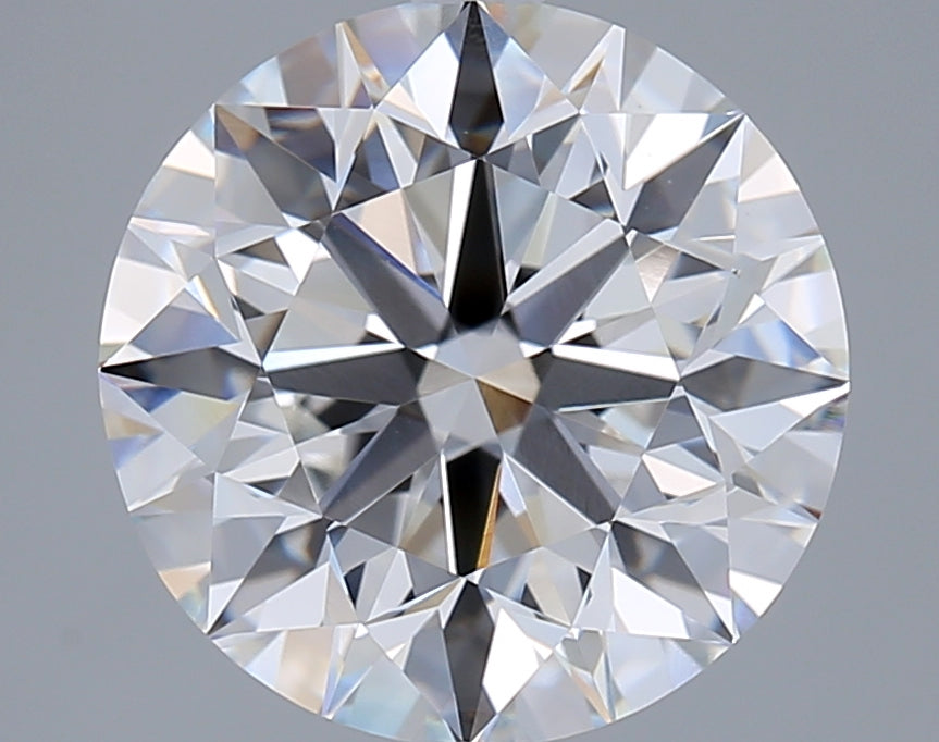 5.02 Carat Round Shaped, Excellent Cut, F Color, VVS1 Clarity, IGI Certified Lab Grown Diamond