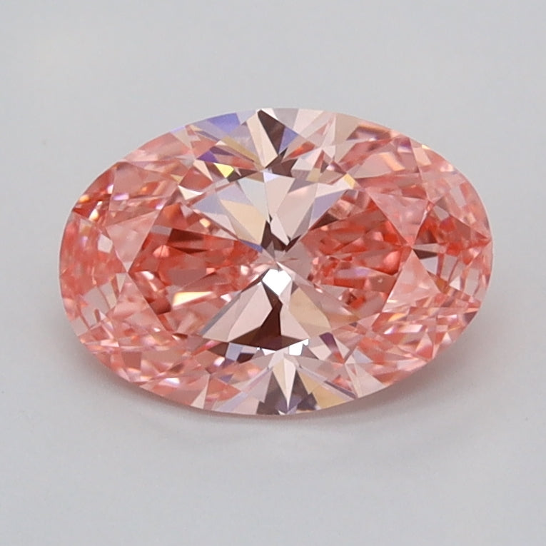 1.07 Carat Oval Shaped, Ideal Cut, VVS2 Clarity, IGI Certified Lab Grown Diamond