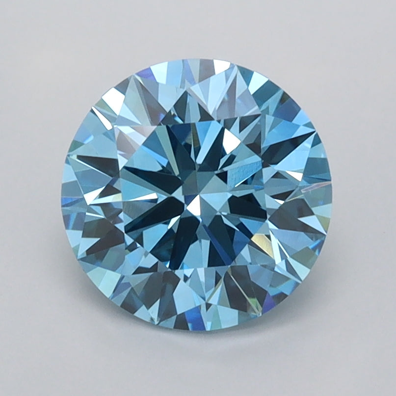 1.53 Carat Round Shaped, Ideal Cut, VVS2 Clarity, IGI Certified Lab Grown Diamond