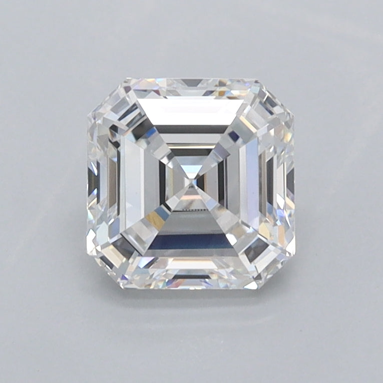 1.02 Carat Asscher Shaped, Ideal Cut, D Color, VVS2 Clarity, IGI Certified Lab Grown Diamond