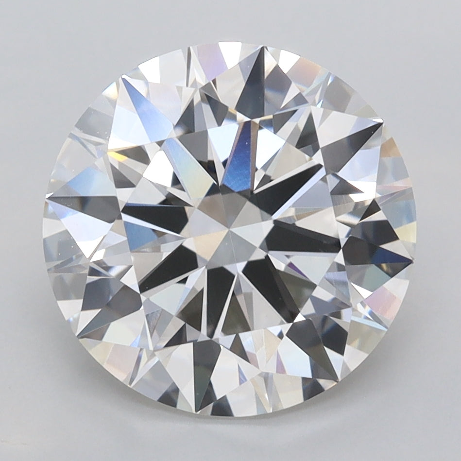 4.01 Carat Round Shaped, Ideal Cut, F Color, VVS1 Clarity, IGI Certified Lab Grown Diamond