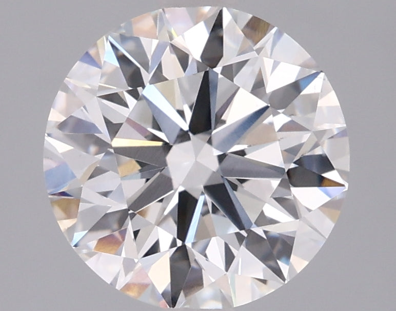 2.01 Carat Round Shaped, Excellent Cut, D Color, VVS2 Clarity, IGI Certified Lab Grown Diamond