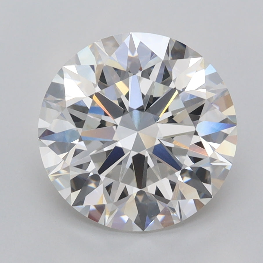 3.02 Carat Round Shaped, Ideal Cut, E Color, VVS1 Clarity, IGI Certified Lab Grown Diamond