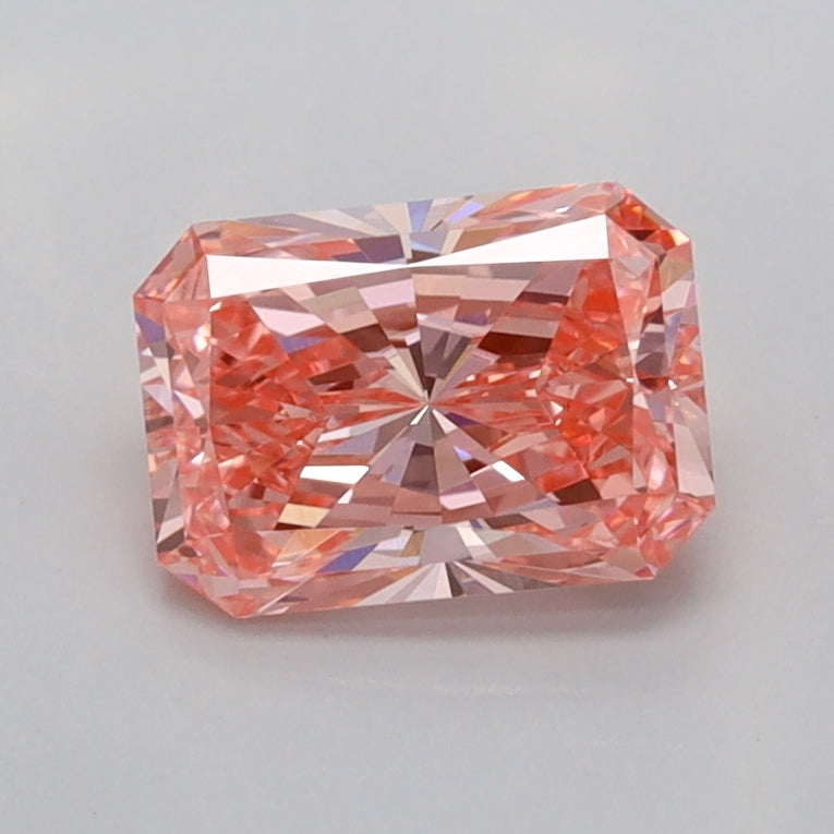 1.01 Carat Radiant Shaped, Ideal Cut, VVS2 Clarity, IGI Certified Lab Grown Diamond