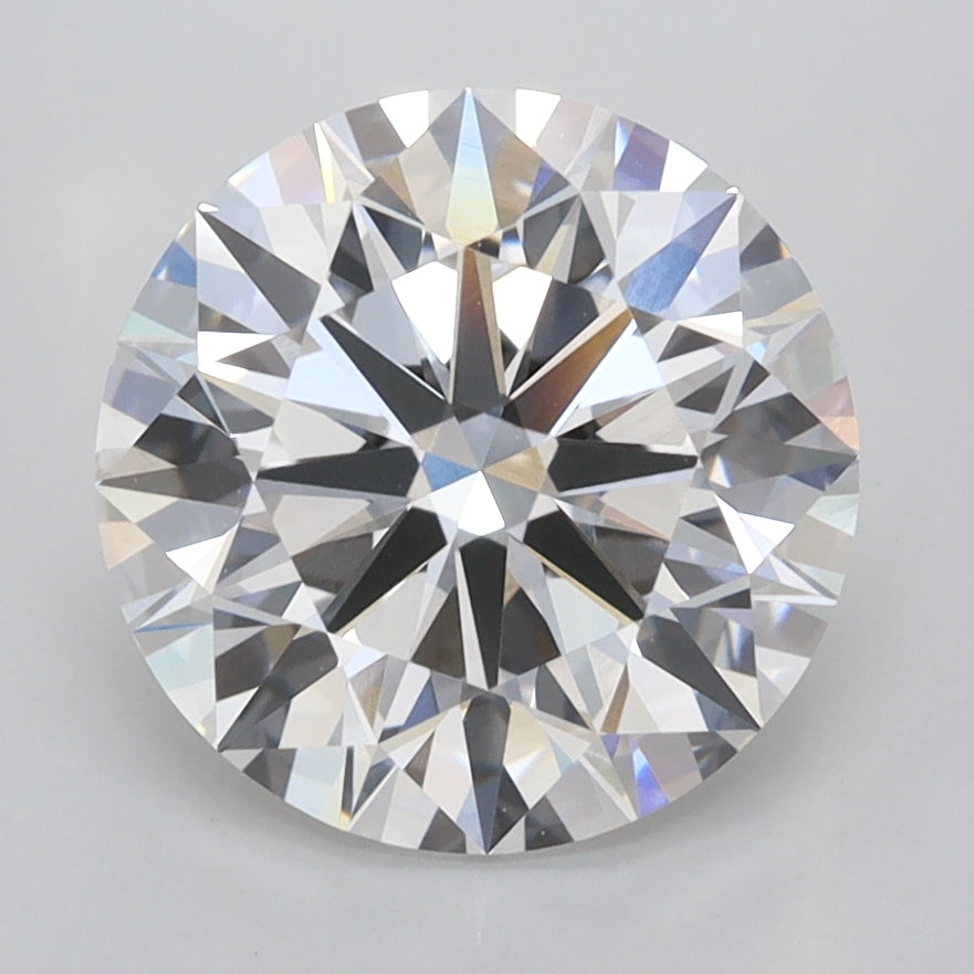 3.02 Carat Round Shaped, Ideal Cut, F Color, FL Clarity, IGI Certified Lab Grown Diamond