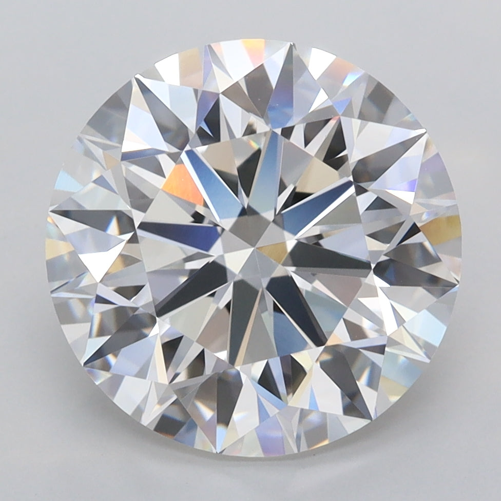 5.03 Carat Round Shaped, Ideal Cut, E Color, VVS2 Clarity, IGI Certified Lab Grown Diamond