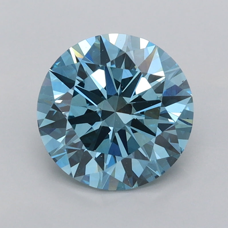 1.49 Carat Round Shaped, Ideal Cut, VVS2 Clarity, IGI Certified Lab Grown Diamond