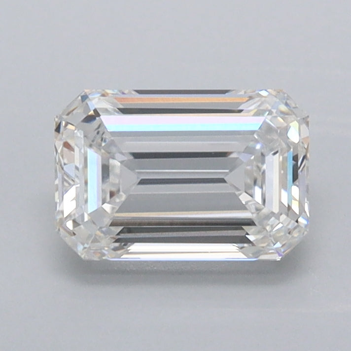 1.06 Carat Emerald Shaped, Ideal Cut, E Color, VVS1 Clarity, IGI Certified Lab Grown Diamond