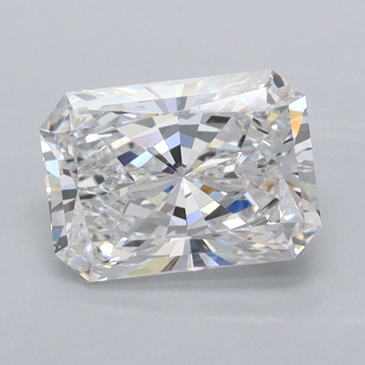 1.06 Carat Radiant Shaped, Ideal Cut, D Color, VVS1 Clarity, IGI Certified Lab Grown Diamond