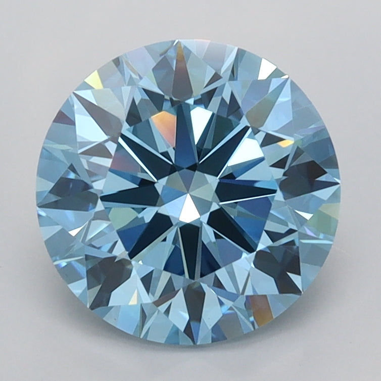 2.04 Carat Round Shaped, Ideal Cut, VVS1 Clarity, IGI Certified Lab Grown Diamond