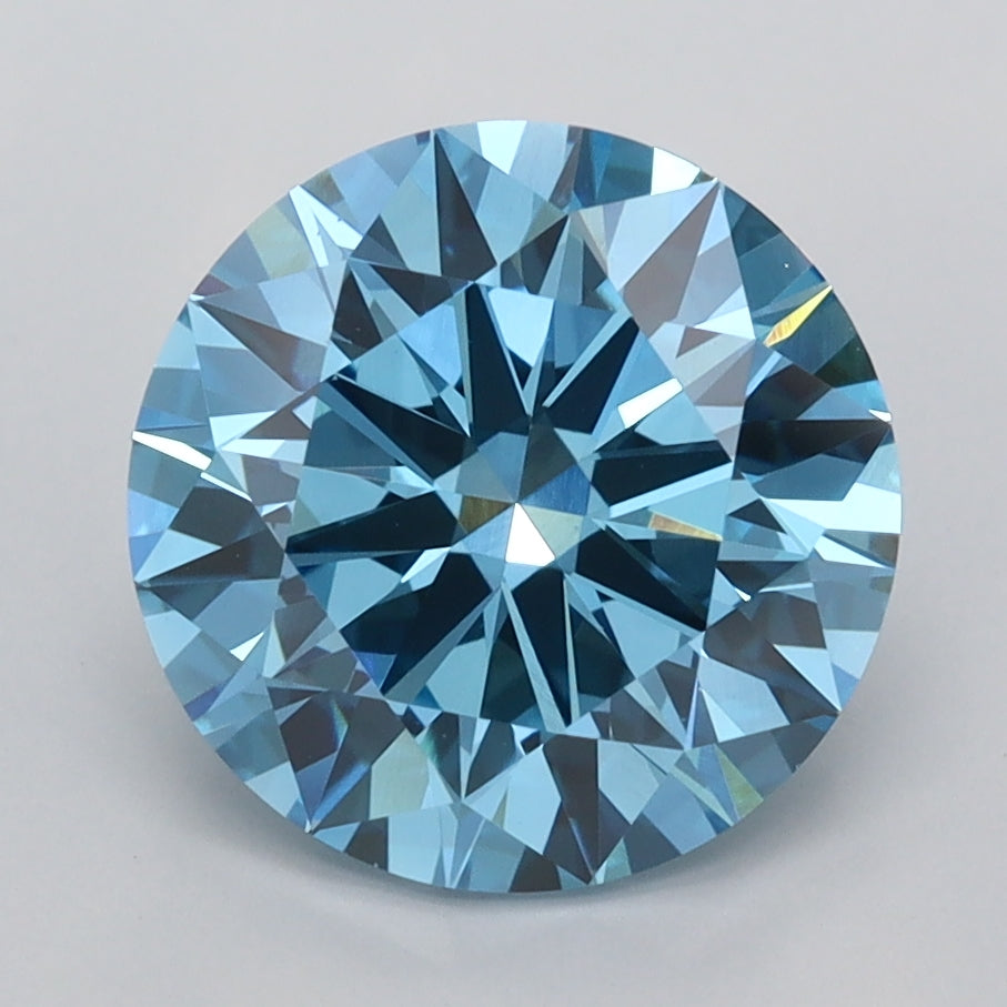 3.00 Carat Round Shaped, Ideal Cut, VVS2 Clarity, IGI Certified Lab Grown Diamond