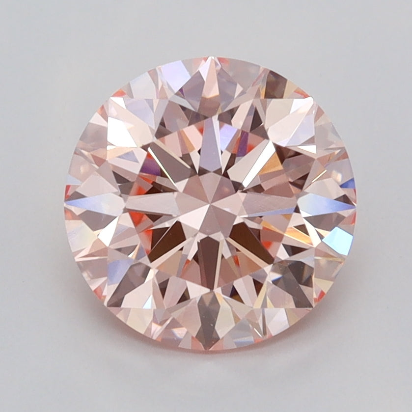 2.01 Carat Round Shaped, Ideal Cut, VVS2 Clarity, IGI Certified Lab Grown Diamond