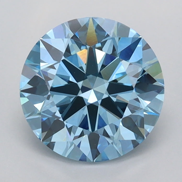 1.53 Carat Round Shaped, Ideal Cut, VVS2 Clarity, IGI Certified Lab Grown Diamond